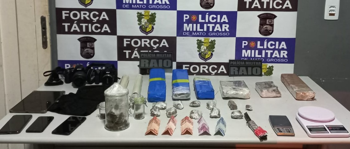 RONDONÓPOLIS|: Polícia Militar prende homem por tráfico de drogas e apreende mais de quatro quilos de maconha