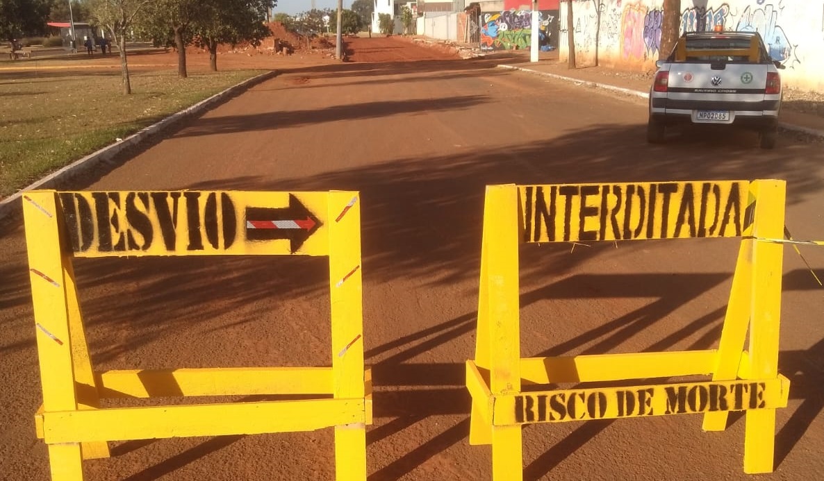 RONDONÓPOLIS|: Furtos de cavaletes de sinalização de obras da Coder estão preocupando a companhia