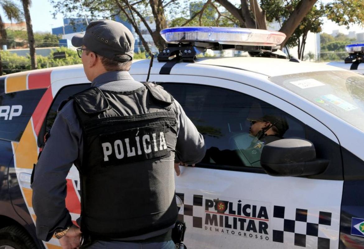 EM RONDONÓPOLIS|: Suspeito por violência doméstica e ameaçar esposa de morte é preso em flagrante pela PM