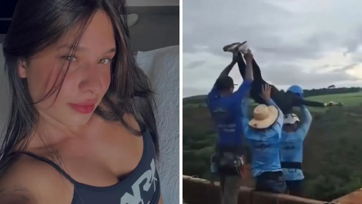 Novo vídeo mostra momento exato da queda de mulher que foi lançada sem corda em rope jump
