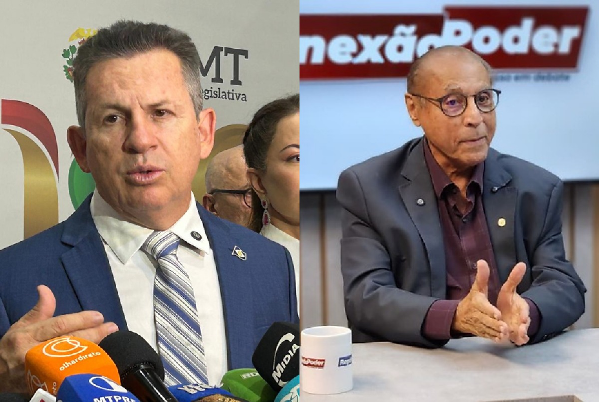 “Está falando muita bobagem”, diz Mauro Mendes após Júlio Campos ameaçar barrar sua candidatura ao Senado